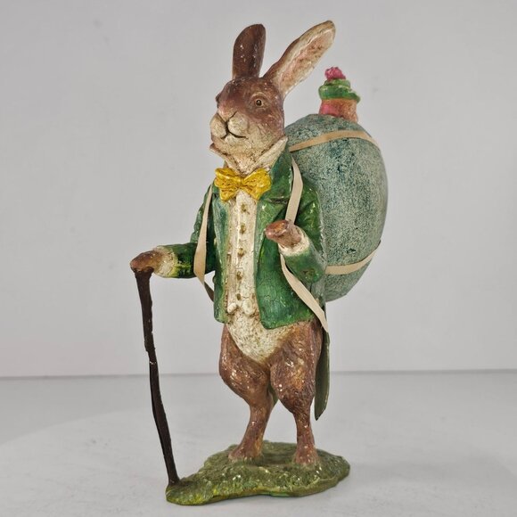 Bethany Lowe Bruce Elsass Homer Hare Easter Bunny Rabbit Folk Art Chicken Egg - Picture 7 of 8